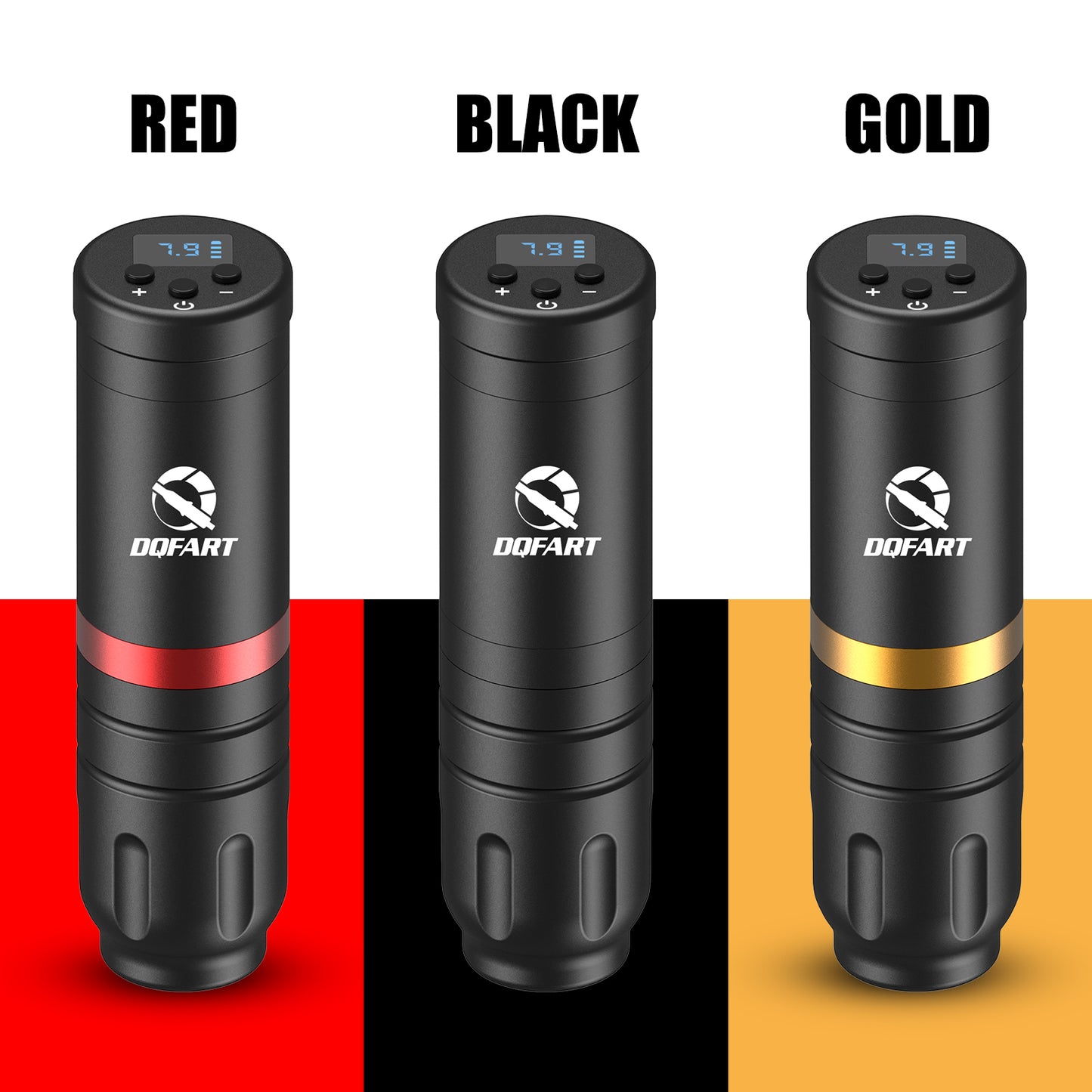 Wireless tattoo pen Single battery LED display