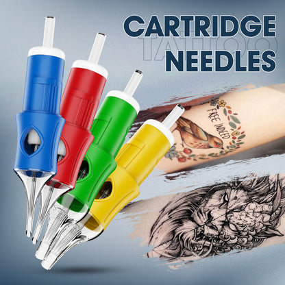 Disposable Colored Tattoo Needles RL RM RS M1 - Professional Tattoo Needles, Disposable Sterile Tattoo Needles