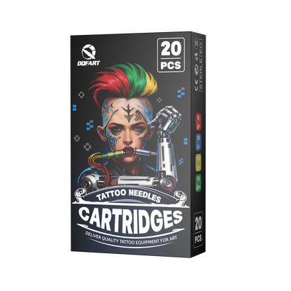 Disposable Colored Tattoo Needles RL RM RS M1 - Professional Tattoo Needles, Disposable Sterile Tattoo Needles